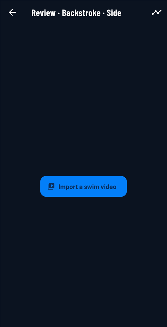 Video import and frame-by-frame review screen